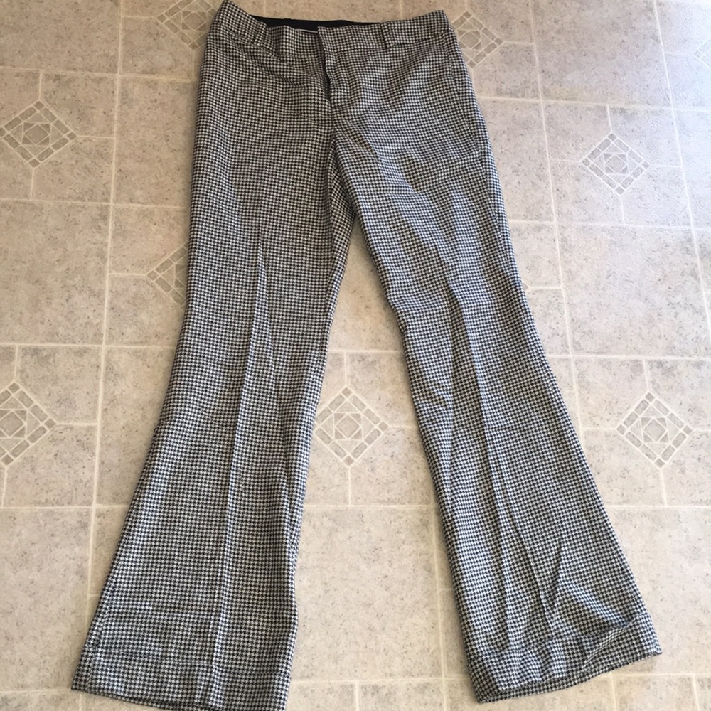 CLUB MONACO WOOL HOUNDSTOOTH WIDE LEG NWOT…